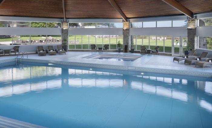 Our spa & leisure facilities offer an indoor pool with whirlpool, steam room, and sauna.